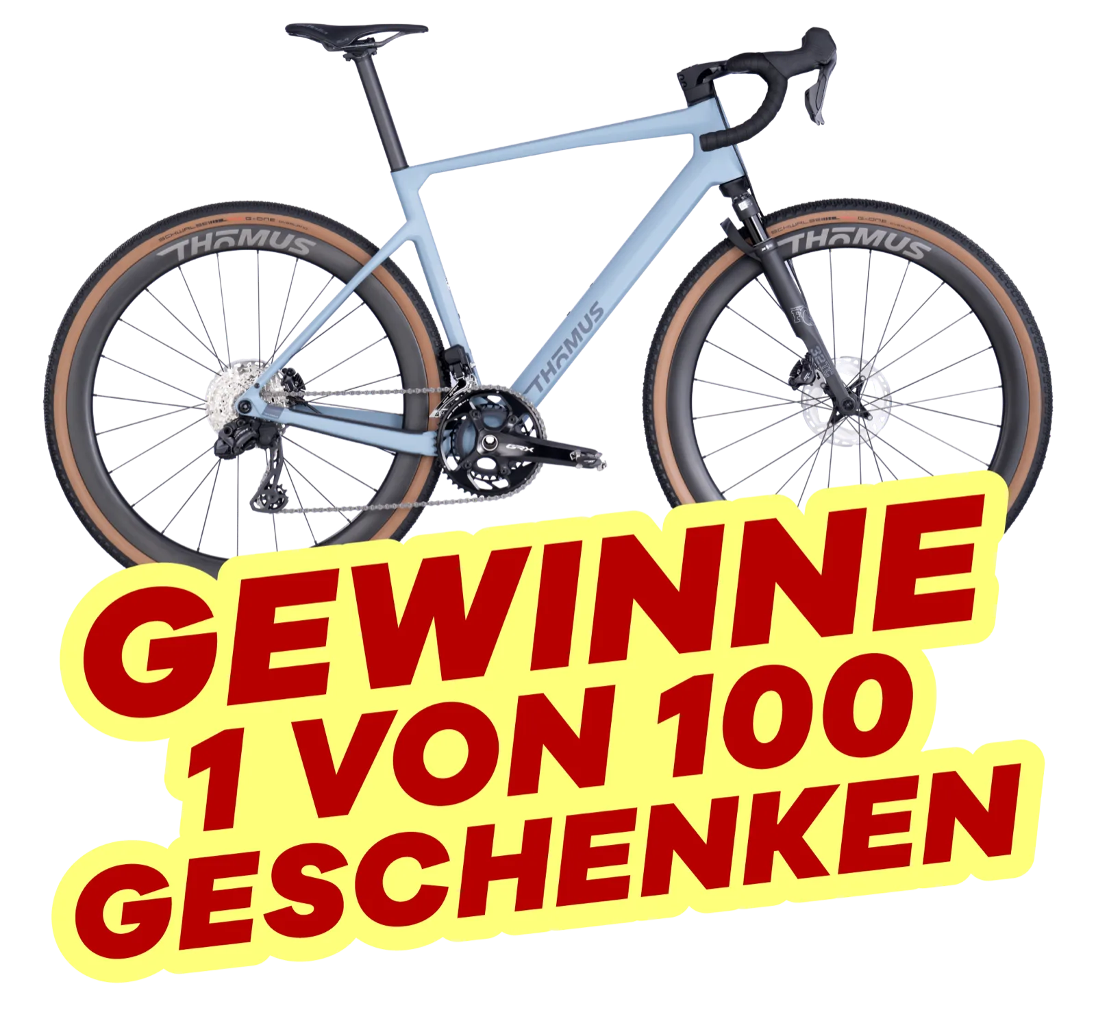Gewinne 1 von 100 Geschenken